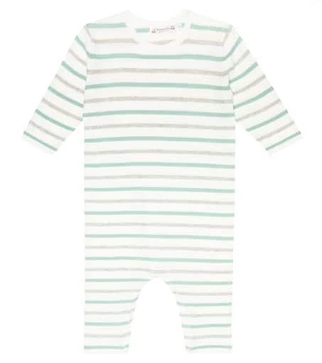 商品Bonpoint|Baby Combinaison Carl cotton and wool onesie,价格¥1058,第1张图片