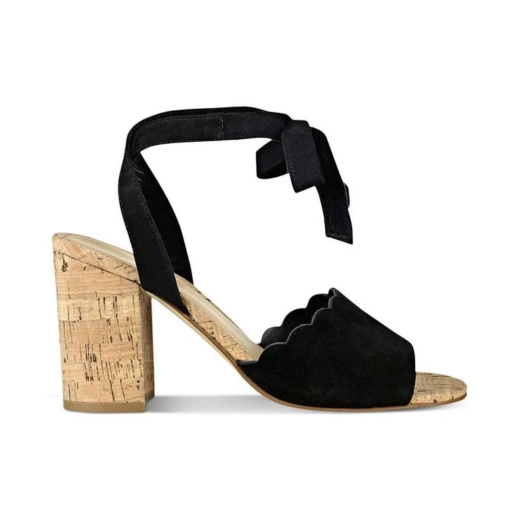 Piya Lace-Up Cork Block-Heel Sandals 商品