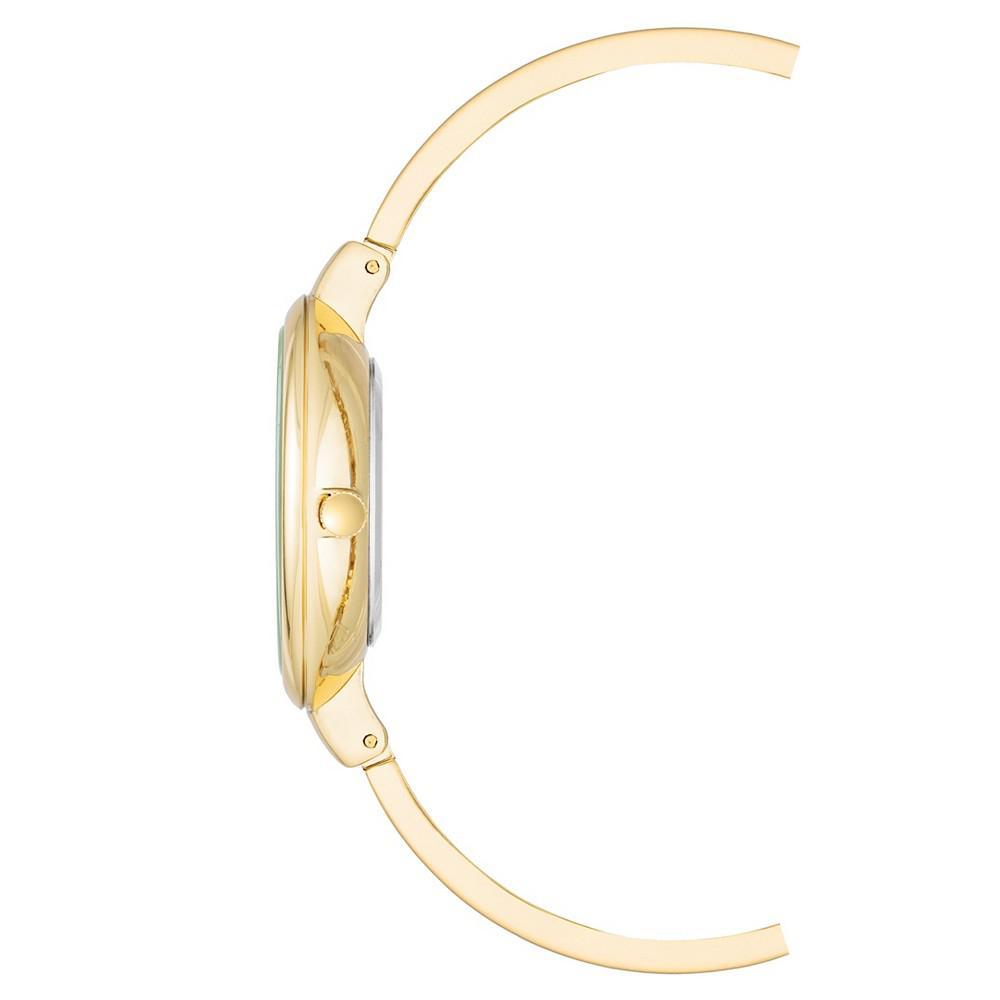 商品Anne Klein|Women's Gold-Tone Alloy Bangle Fashion Watch 41mm Set 4 Pieces,价格¥1101,第4张图片详细描述