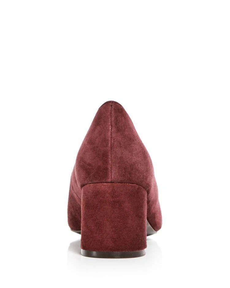 商品Cole Haan|Cole Haan Women's Justine Suede Block Heel Pumps,价格¥544,第4张图片详细描述