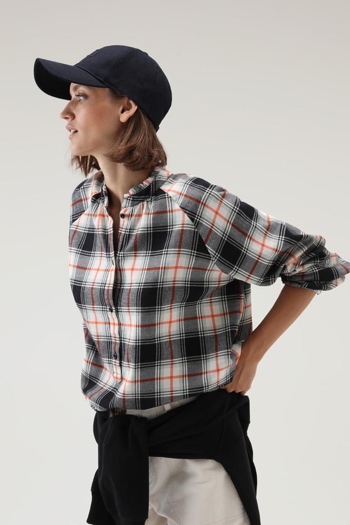 商品Woolrich|Light Flannel Check Blouse,价格¥878,第6张图片详细描述