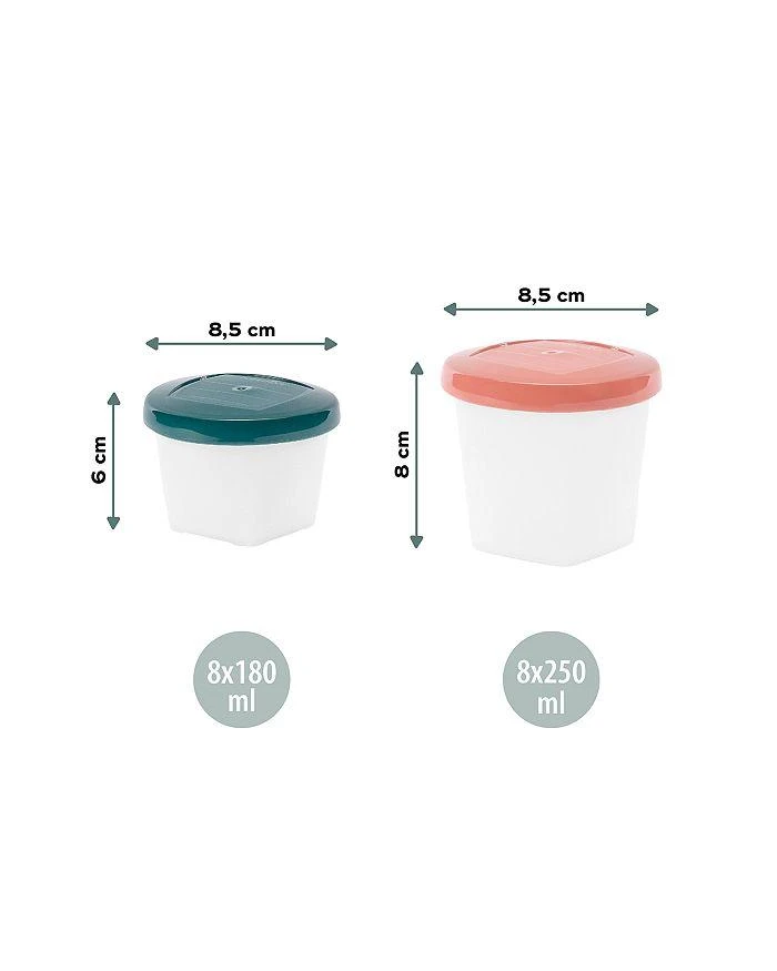 商品Babymoov|Babybowls Food Storage Containers, Set of 16,价格¥299,第3张图片详细描述