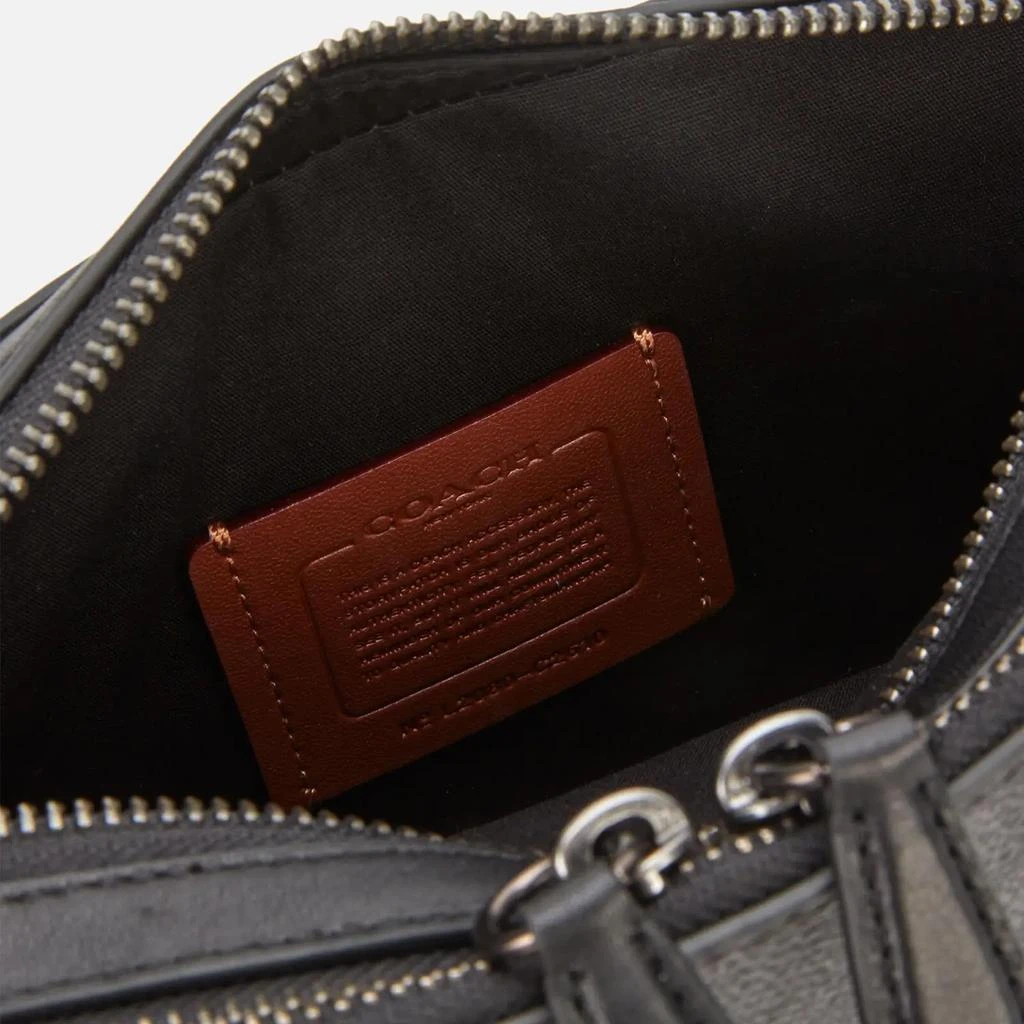 商品Coach|Coach Men's Charter Crossbody In Signature Canvas - Charcoal,价格¥2420,第4张图片详细描述
