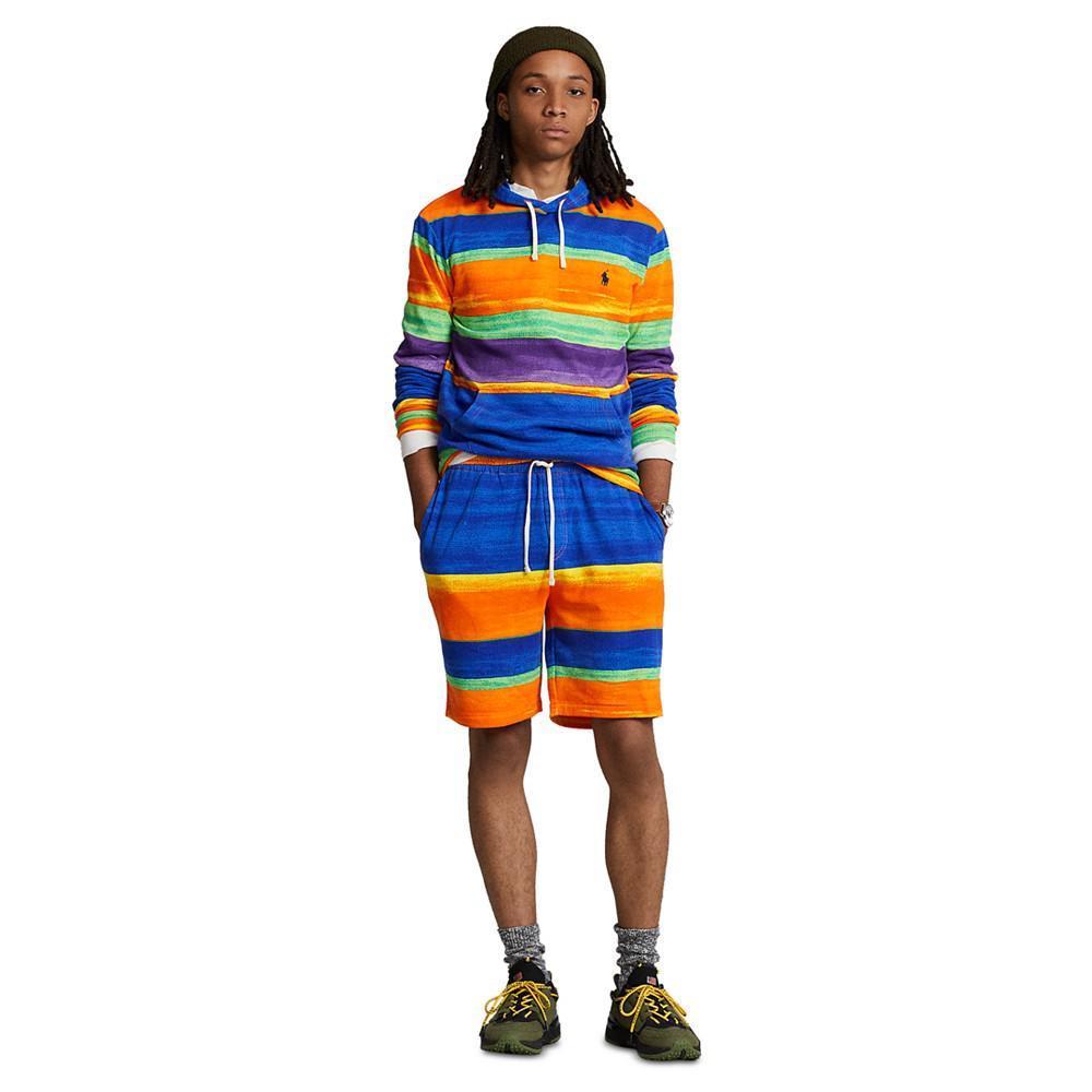 商品Ralph Lauren|Men's Striped Spa Terry Hoodie,价格¥1195,第6张图片详细描述