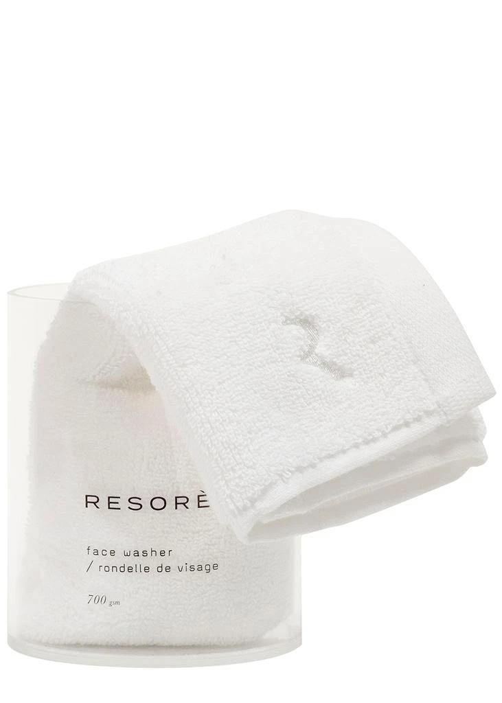 商品Resorè|Wash Cloth Set of 2 with Holder - White,价格¥502,第4张图片详细描述