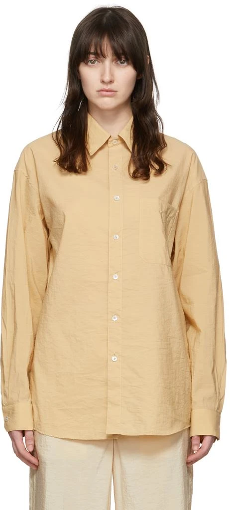 商品Lemaire|Tan Cotton Shirt,价格¥702,第1张图片