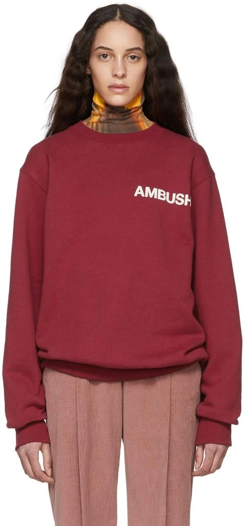 商品Ambush|SSENSE Exclusive Red Noho Sweatshirt,价格¥2319,第1张图片