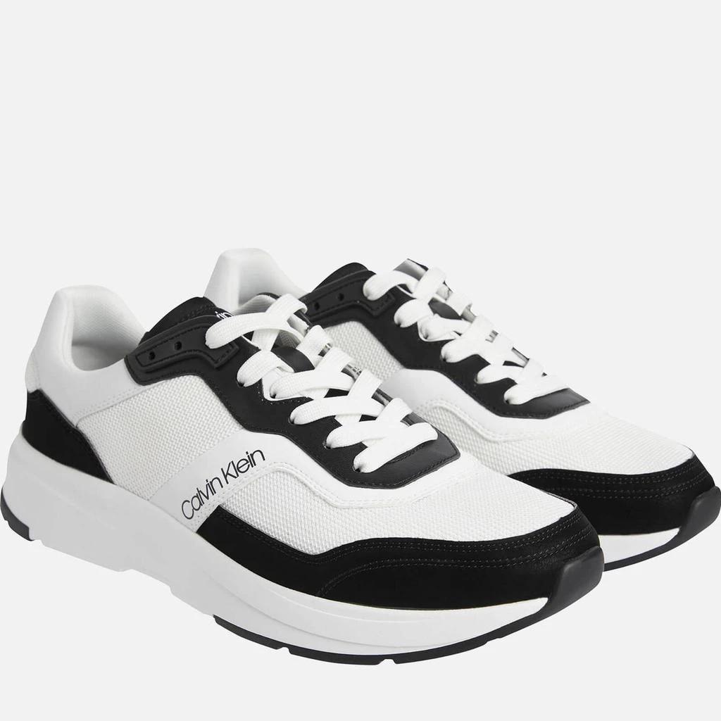 商品Calvin Klein|CALVIN KLEIN MEN'S LOW TOP RUNNING STYLE TRAINERS - WHITE/BLACK,价格¥573,第2张图片详细描述