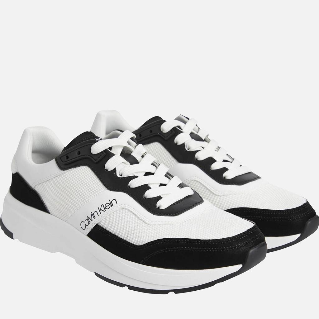 商品Calvin Klein|Calvin Klein Men's Low Top Running Style Trainers - White/Black,价格¥636,第4张图片详细描述