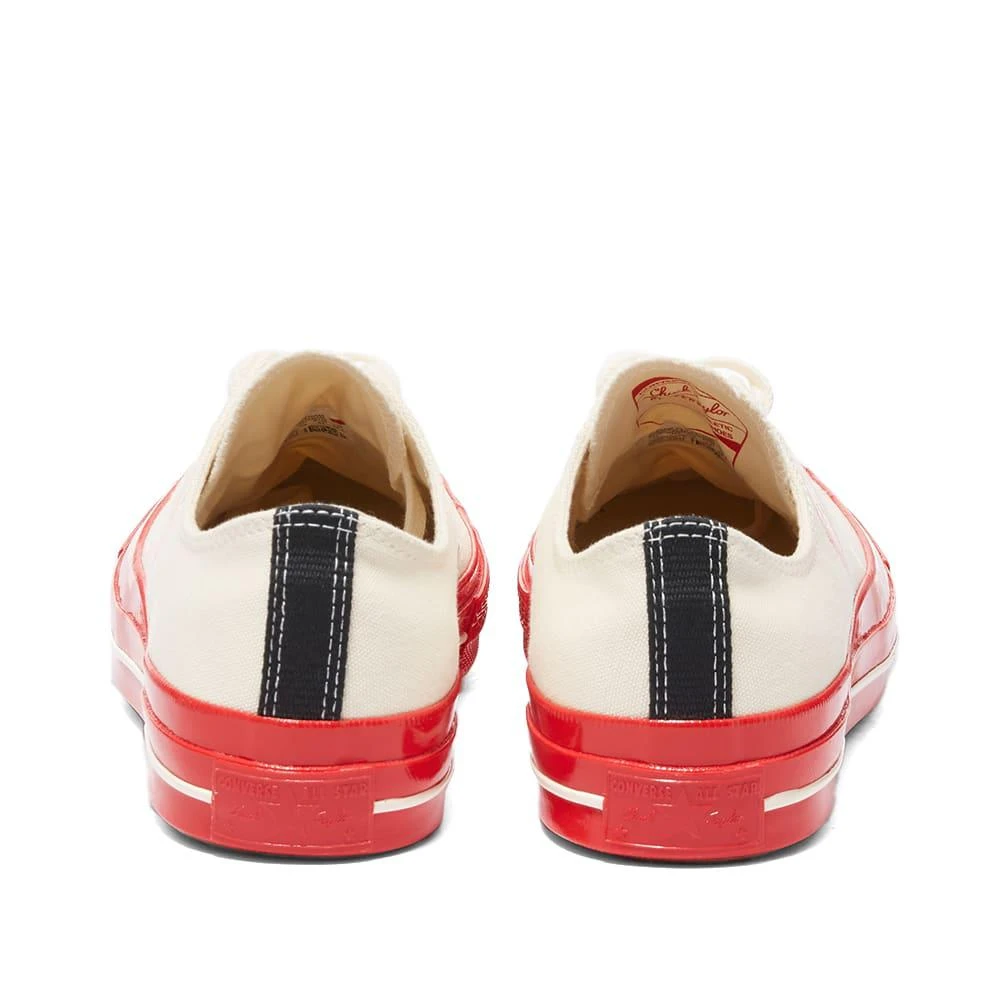 商品Comme des Garcons|Comme des Garcons Play x Converse Chuck Taylor Red Sole Low,价格¥1198,第3张图片详细描述