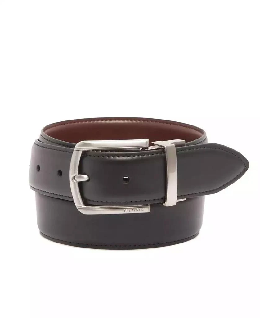 商品Tommy Hilfiger|Men's Reversible Textured Stretch Casual Belt, Created for Macy's,价格¥314,第1张图片