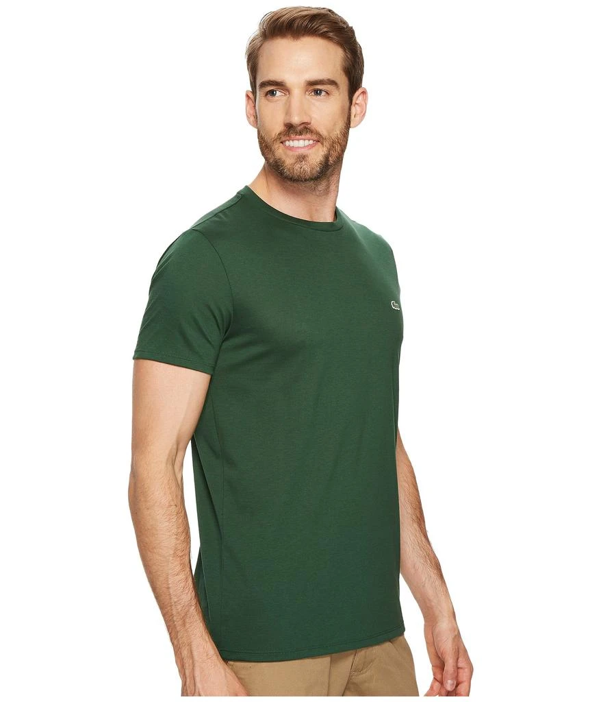 商品Lacoste|Short-Sleeve Pima Jersey Crewneck T-Shirt,价格¥253,第4张图片详细描述