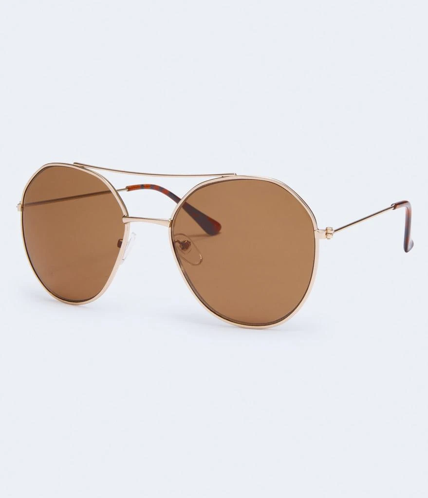 商品Aeropostale|Aeropostale Men's Rounded Geometric Top-Bar Sunglasses,价格¥61,第2张图片详细描述