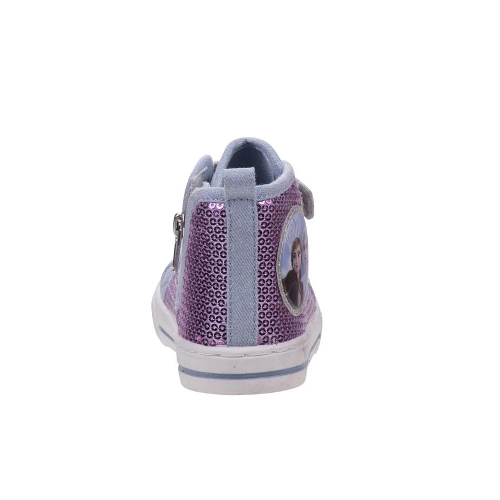 商品Disney|Frozen 2 Anna and Elsa Little Girls Sneaker,价格¥228,第3张图片详细描述