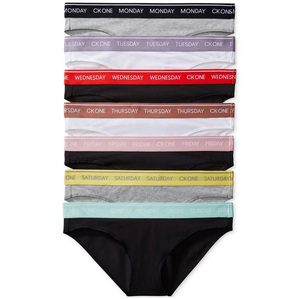 商品Calvin Klein|CK One Days Of The Week 7pk Bikini Underwear QF5938,价格¥289,第1张图片