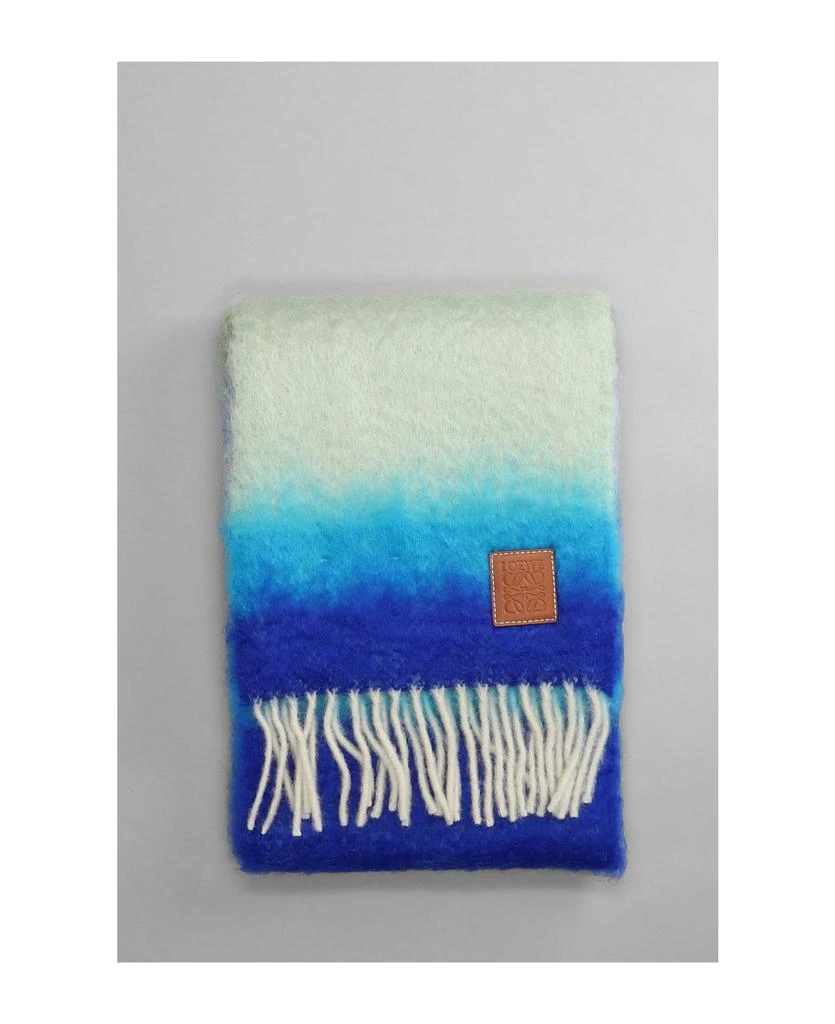 商品Loewe|Scarve In Cyan Wool,价格¥1951,第1张图片