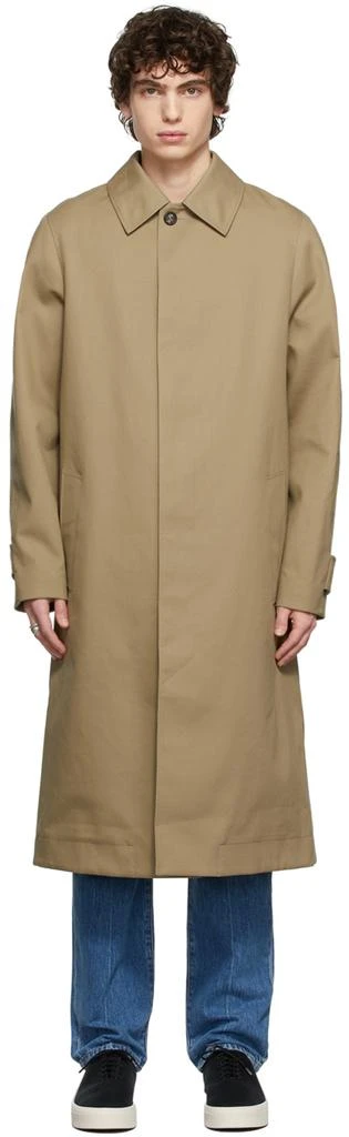 商品Gabriela Hearst|Beige Albert Car Coat,价格¥6701,第1张图片