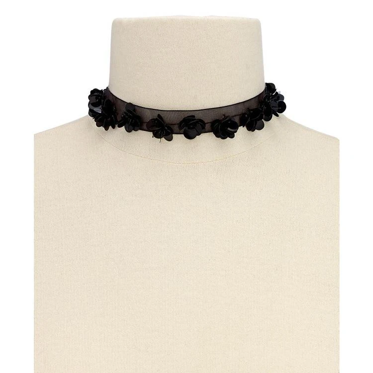 商品INC International|Gold-Tone Flower and Bead Choker Necklace, Created for Macy's,价格¥57,第2张图片详细描述