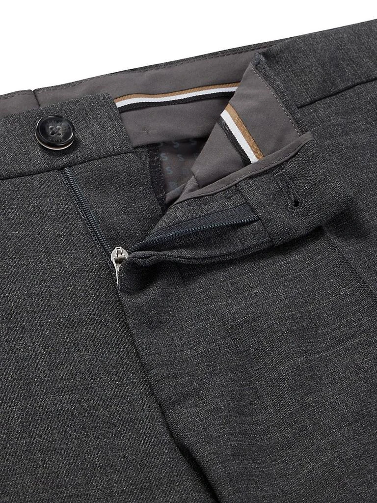 Wool-blend trousers with micro pattern 商品