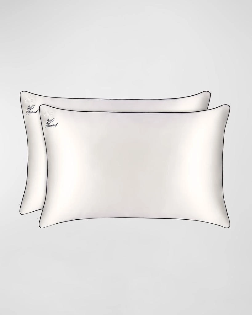 商品Slip|Just Married Queen Pillowcase Duo,价格¥1530,第1张图片