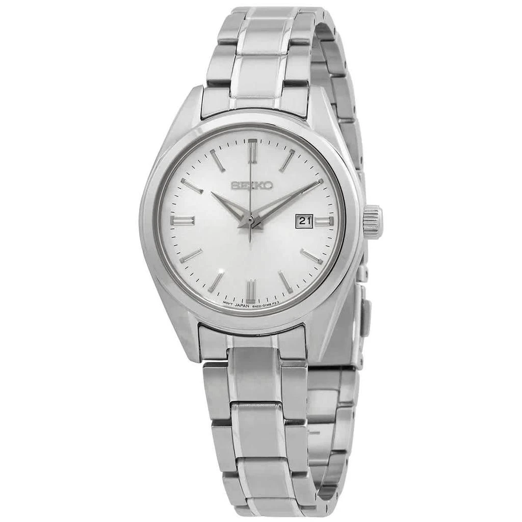 商品Seiko|Essentials Quartz Silver Dial Ladies Watch SUR633P1,价格¥742,第1张图片