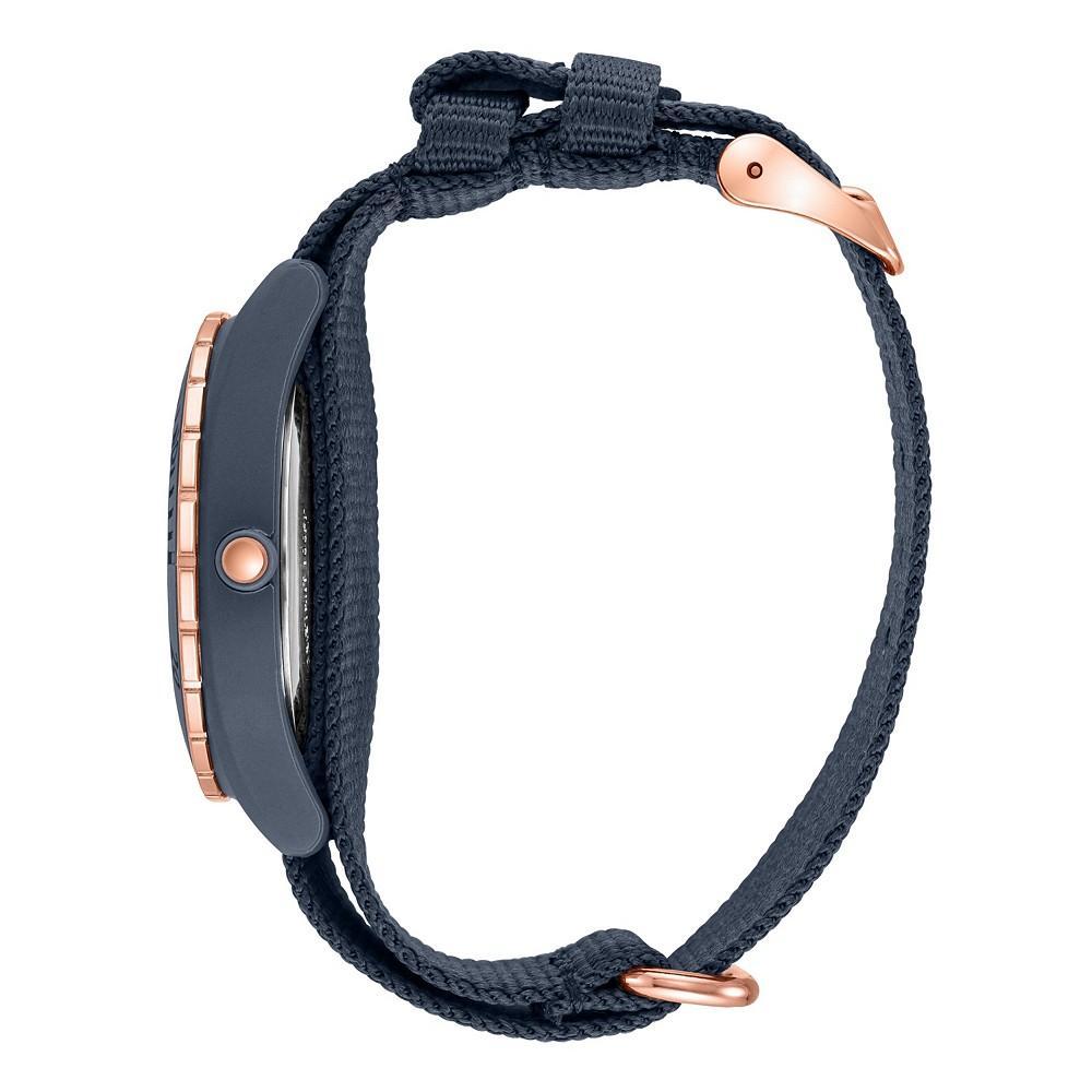商品Anne Klein|Women's Three-Hand Quartz Navy Oceanwork Plastic Bracelet Watch, 38.5mm,价格¥485,第4张图片详细描述