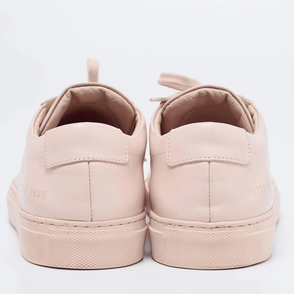 商品[二手商品] Common Projects|Common Projects Pink Leather Lace Up Sneakers Size 41,价格¥809,第5张图片详细描述