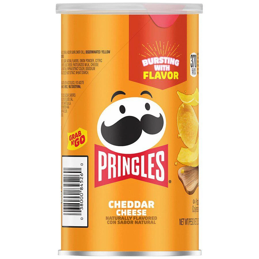 商品Pringles|Potato Crisps Chips Cheddar Cheese,价格¥15,第2张图片详细描述