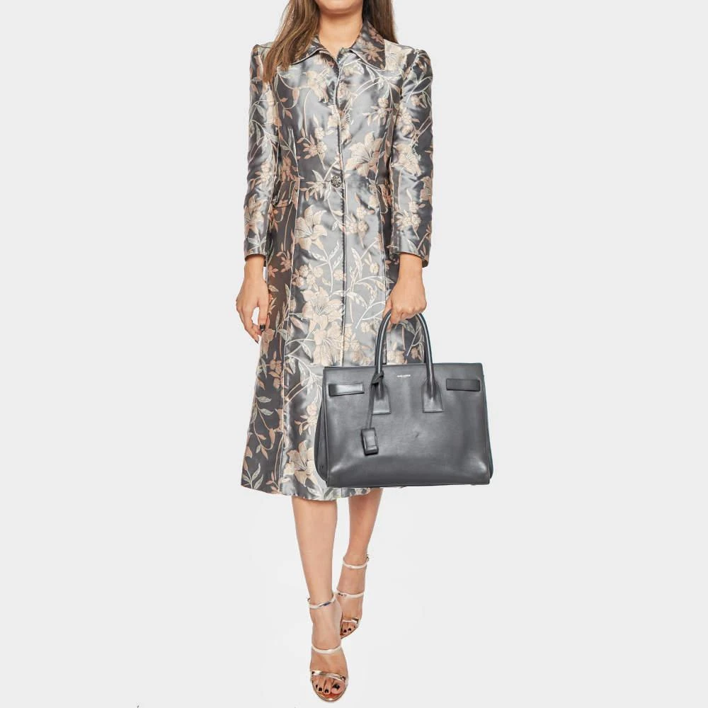 商品[二手商品] Yves Saint Laurent|Saint Laurent Grey Leather Small Classic Sac De Jour Tote,价格¥4331,第2张图片详细描述