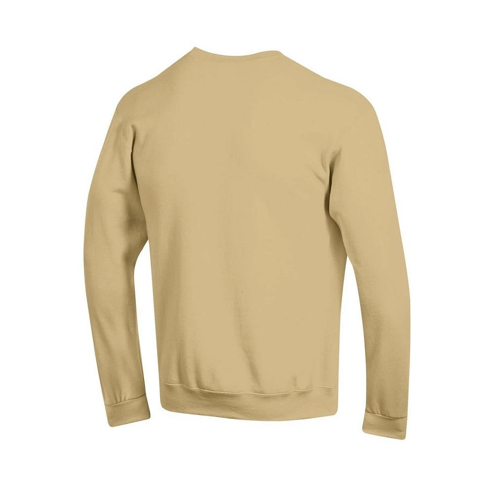 商品CHAMPION|Men's Gold Colorado Buffaloes Straight Over Logo Powerblend Pullover Sweatshirt,价格¥404,第2张图片详细描述