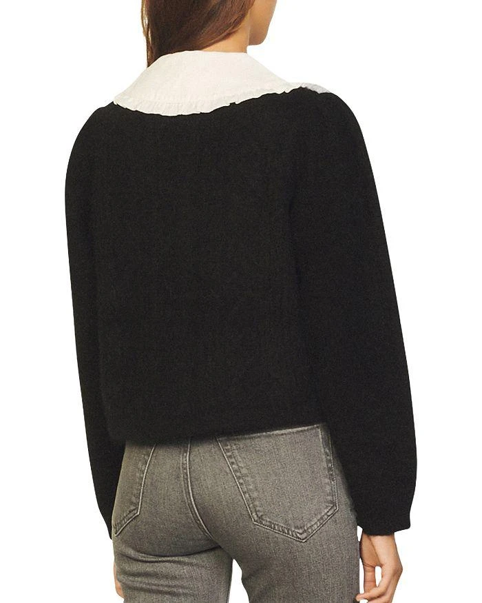 商品Sandro|Royaume Collared Cardigan,价格¥1596,第2张图片详细描述