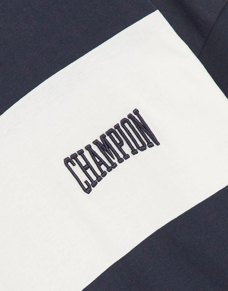 商品CHAMPION|champion oversized stripe t-shirt in black,价格¥314,第4张图片详细描述