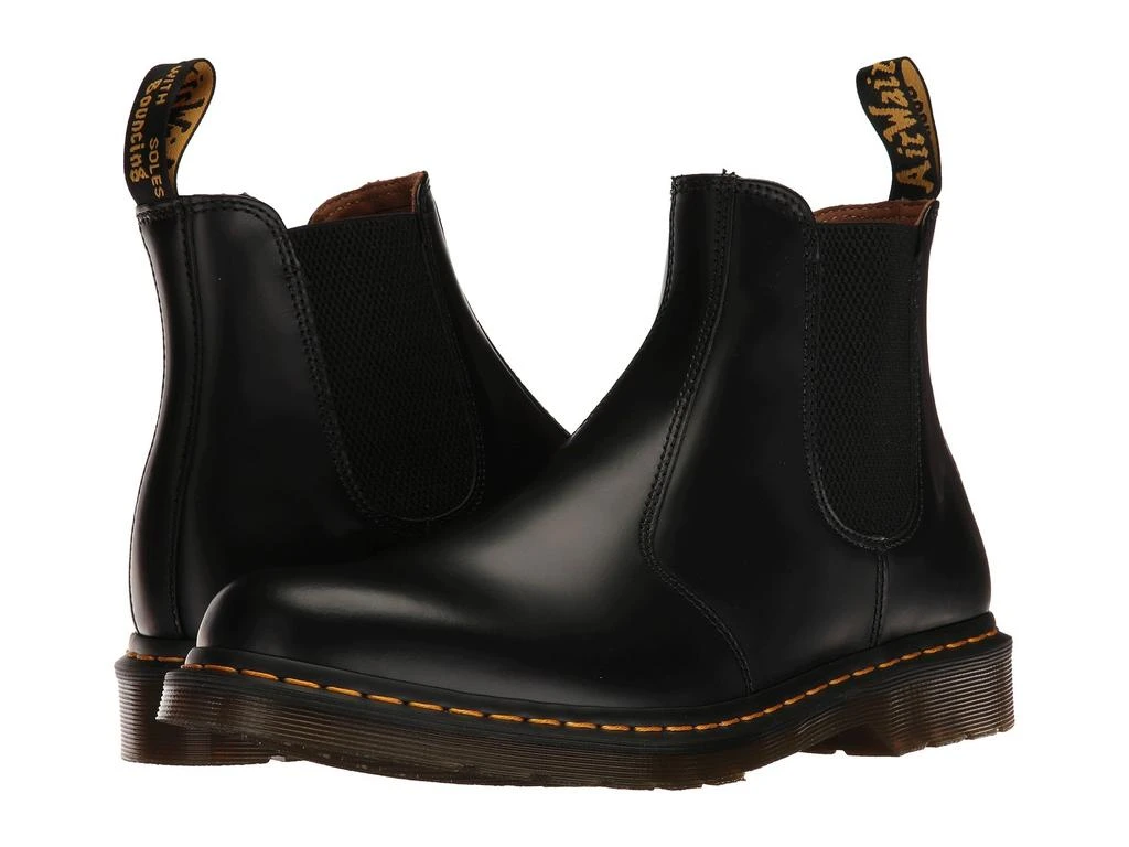 商品Dr. Martens|2976 Yellow Stitch Smooth Leather Chelsea Boots,价格¥756,第1张图片