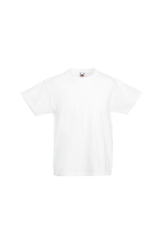 商品The Loom|Fruit Of The Loom Childrens/Teens Original Short Sleeve T-Shirt (White),价格¥83,第1张图片