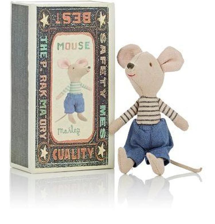 商品Maileg|Big Brother Mouse Plush Toy In A Box,价格¥157,第2张图片详细描述