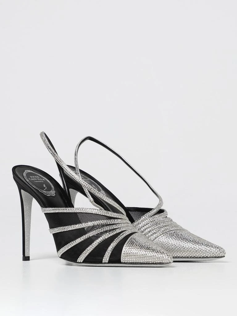 商品Rene Caovilla|Rene Caovilla Emily slingbacks in rhinestone crystals,价格¥4001,第2张图片详细描述