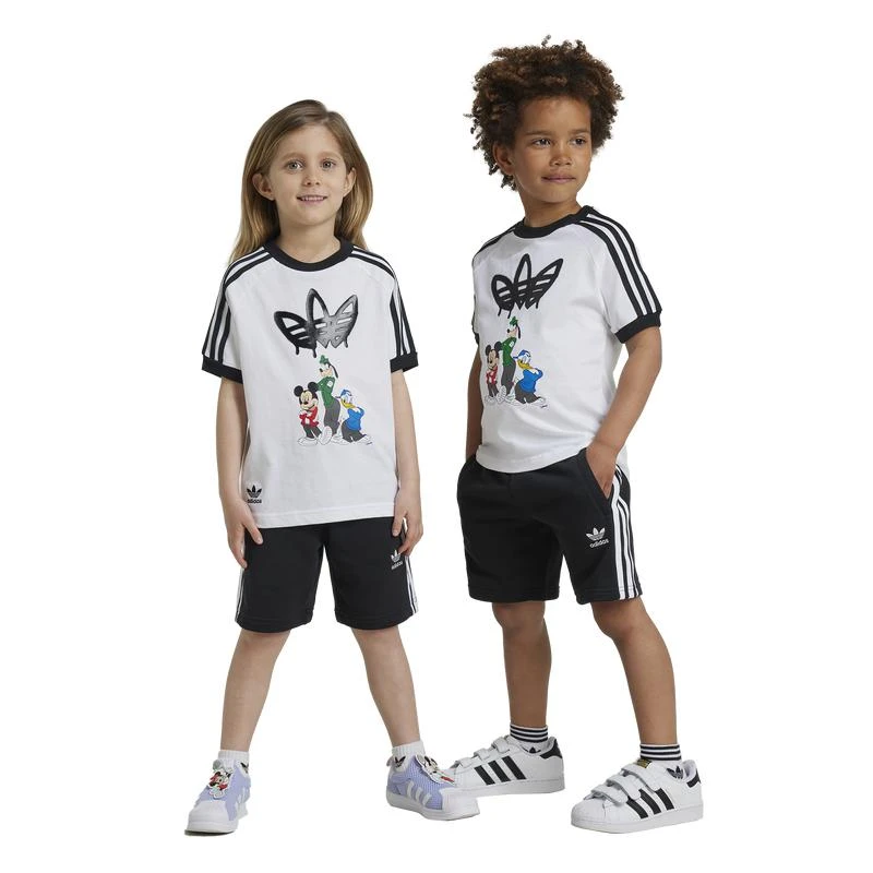 商品Adidas|adidas Originals Disney Mickey & Friends Shorts and T-Shirt Set - Boys' Preschool,价格¥419,第1张图片