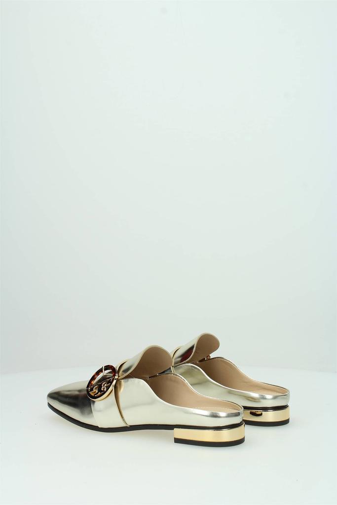 Sandals sidney Leather Gold商品第4张图片规格展示
