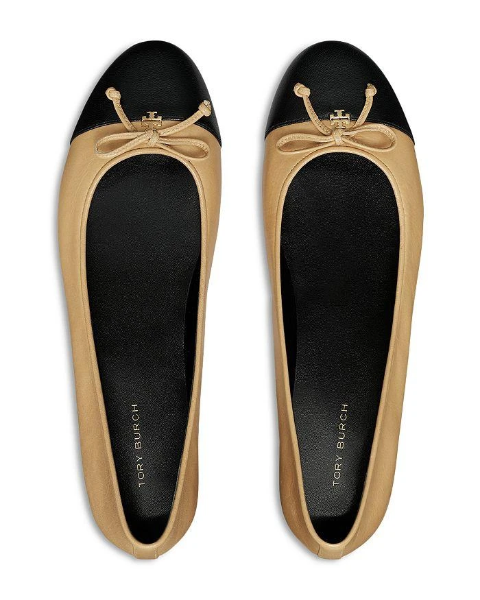 商品Tory Burch|Women's Bow Logo Slip On Ballet Flats,价格¥1292,第4张图片详细描述