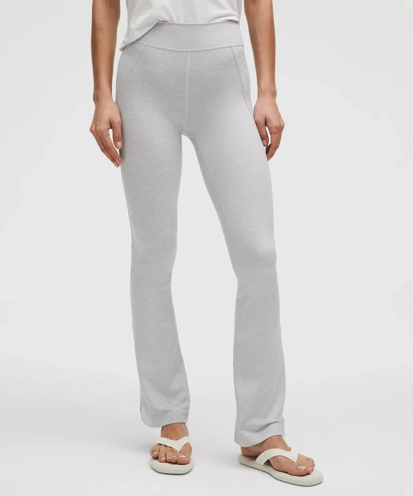 Softy Suedey Split-Hem High-Rise Mini-Flare Pant *Regular 商品
