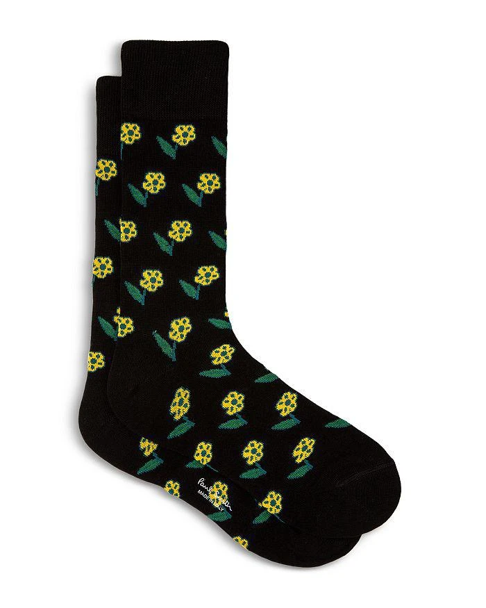 商品Paul Smith|Bran Flower Mid Calf Socks,价格¥137,第1张图片