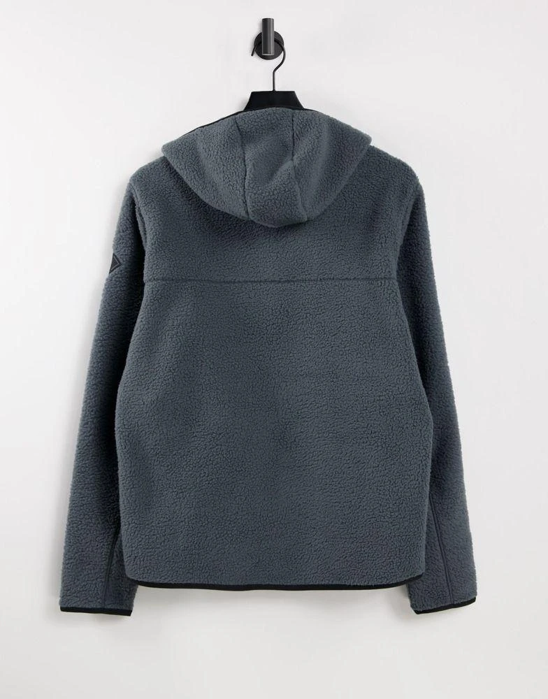 商品Salomon|Salomon Snowshelter Ted zip through hoodie in grey,价格¥693,第2张图片详细描述