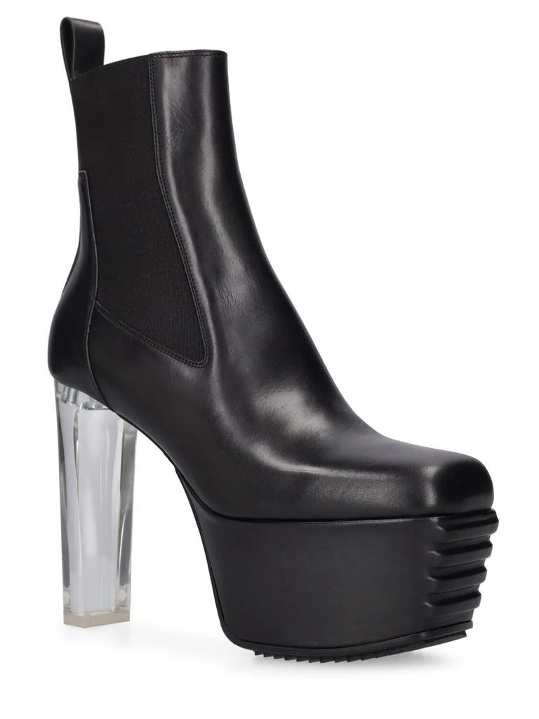 商品Rick Owens|170mm Beatle Leather Ankle Boots,价格¥5945,第2张图片详细描述