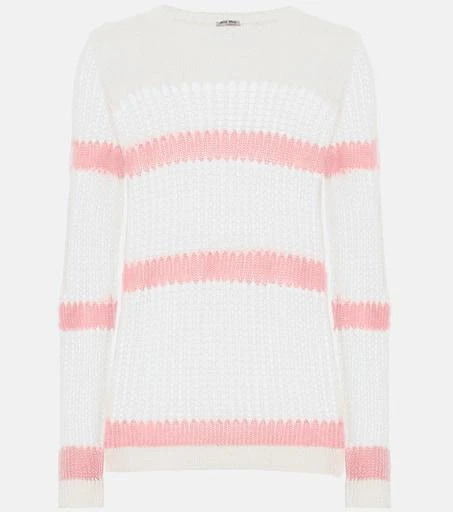 商品Miu Miu|马海毛羊毛混纺毛衣,价格¥6979,第1张图片