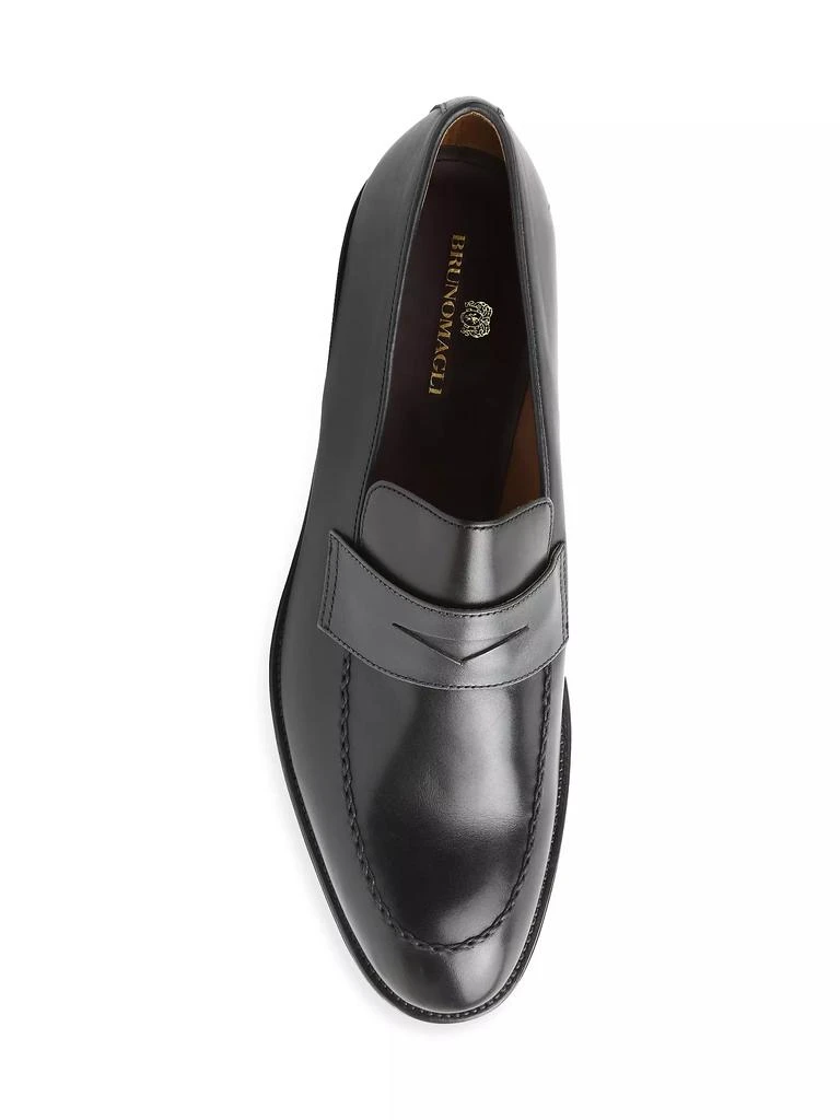 商品Bruno Magli|Arezzo Leather Penny Loafers,价格¥2933,第4张图片详细描述