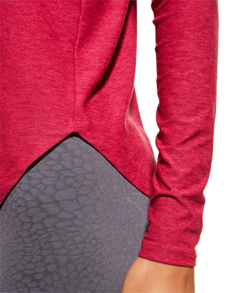 Scooped Long-Sleeve Pullover Top商品第5张图片规格展示