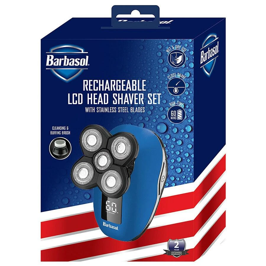 商品Barbasol|Rechargeable LCD Head Shaver,价格¥282,第1张图片