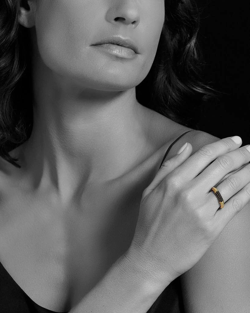 Gold & Black Caviar Collection 18K Gold & Ceramic Ring 商品