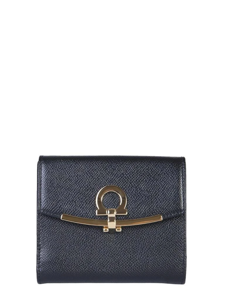 商品Salvatore Ferragamo|Salvatore Ferragamo Womens Black Wallet,价格¥5026,第1张图片