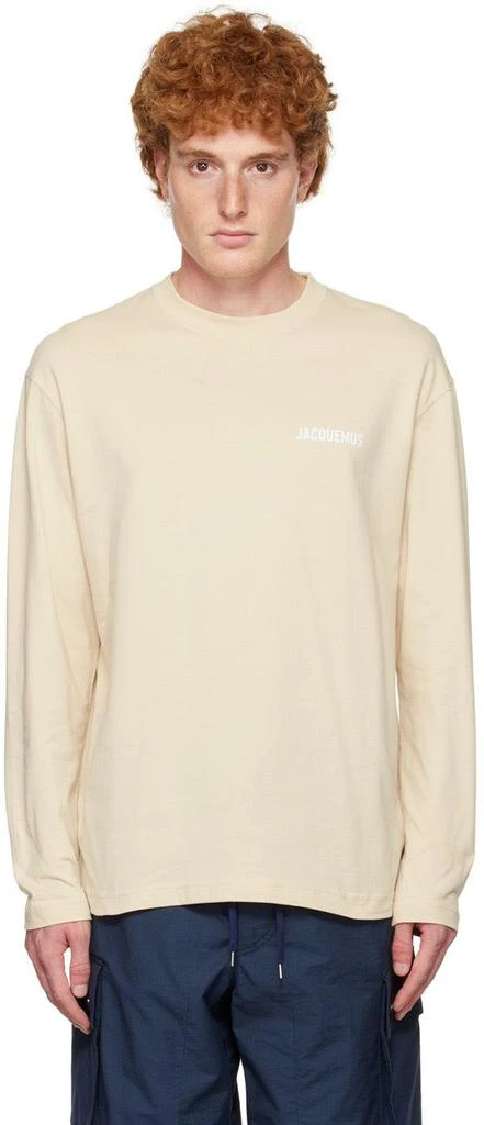 商品Jacquemus|Beige 'Le T-Shirt Manches Longues' Long Sleeve T-Shirt,价格¥597,第1张图片